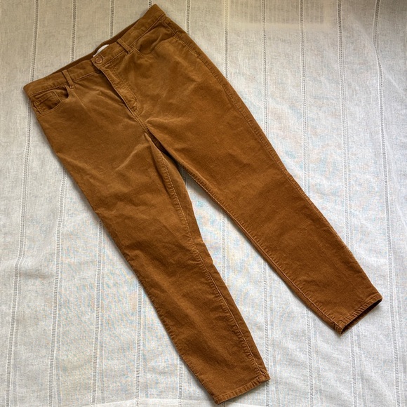 LOFT Pants - LOFT NWOT High Rise Skinny Cognac Corduroy Pants